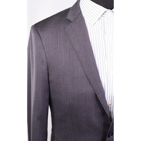 J Crew Ludlow Blazer Men's Gray 2 Button Italian Wool Sport Jacket Sz 38R - Picture 6 of 13